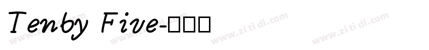 Tenby Five字体转换